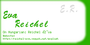 eva reichel business card